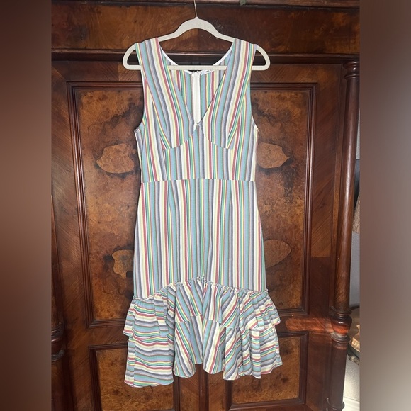 EUC Tome- Striped Mermaid Dress. Size 4 - Picture 4 of 10
